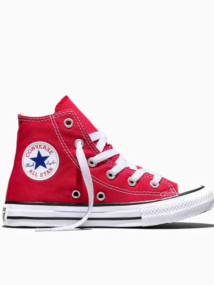 Seeing Red High Top Canvas Sneakers By Liv and Mia Mia Belle Girls