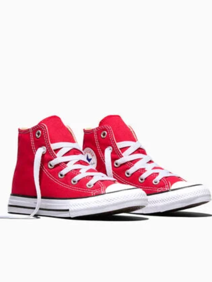 Seeing Red High Top Canvas Sneakers By Liv and Mia Mia Belle Girls