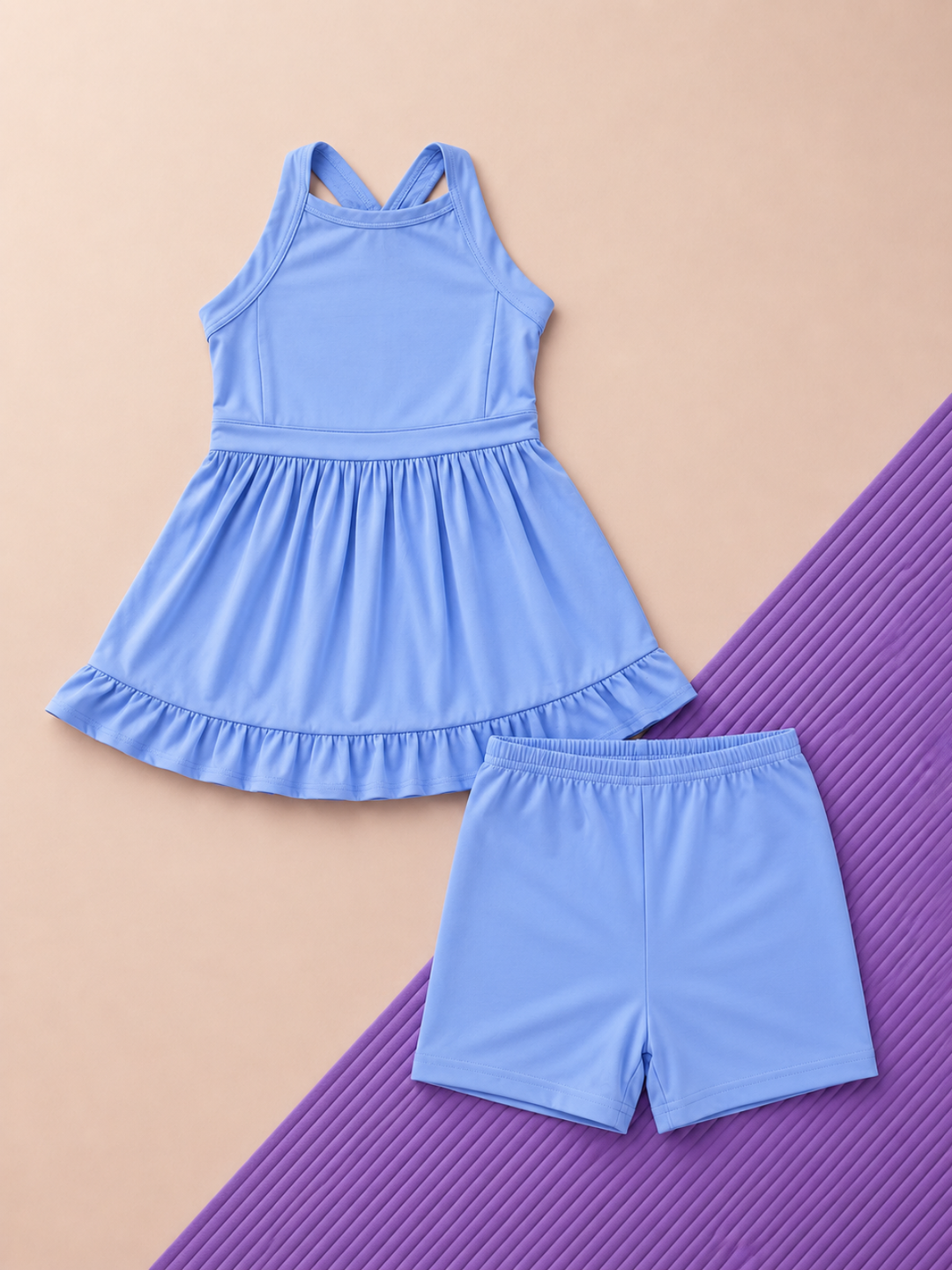 girls golf outfit dress with shorts sporty look