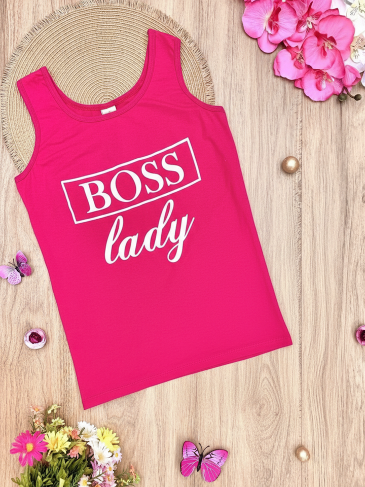 Mommy and Me Boss Besties Tank Top Mia Belle Girls