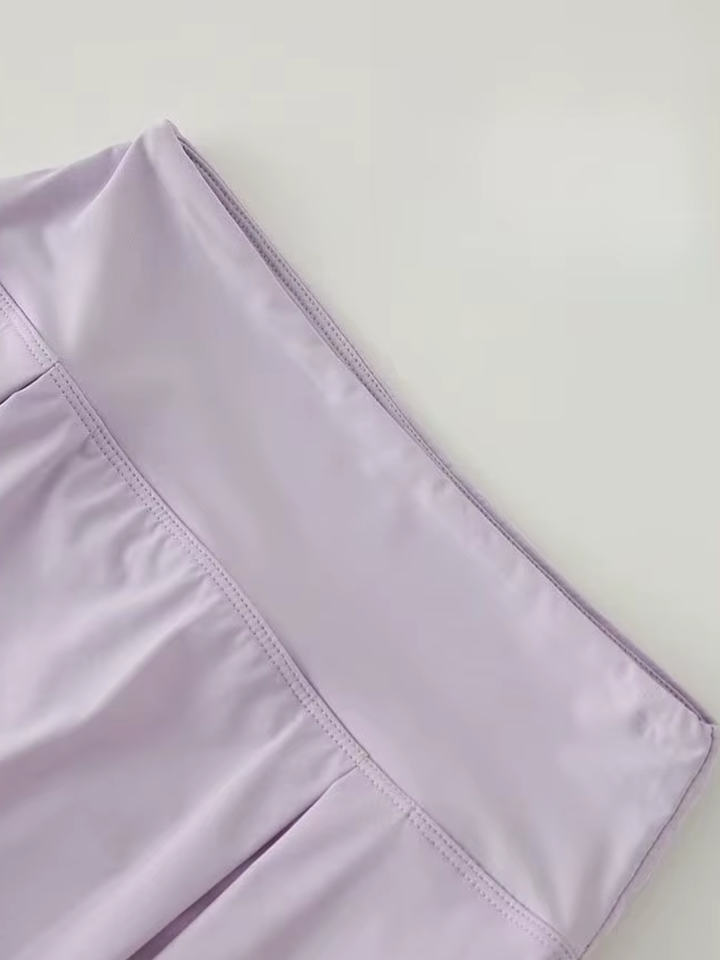 girls athleisure outfit pleated skort trendy tenniscore