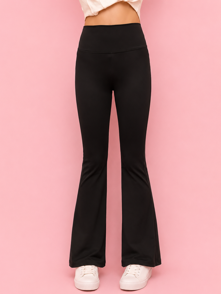 kids fashion leggings flare leg trendy style