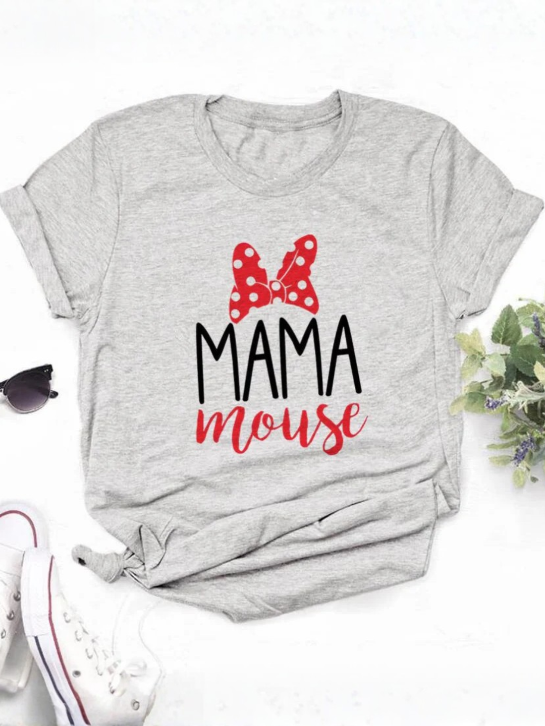 Mommy and Me Matching Mouse Slogan Tops Mia Belle Girls