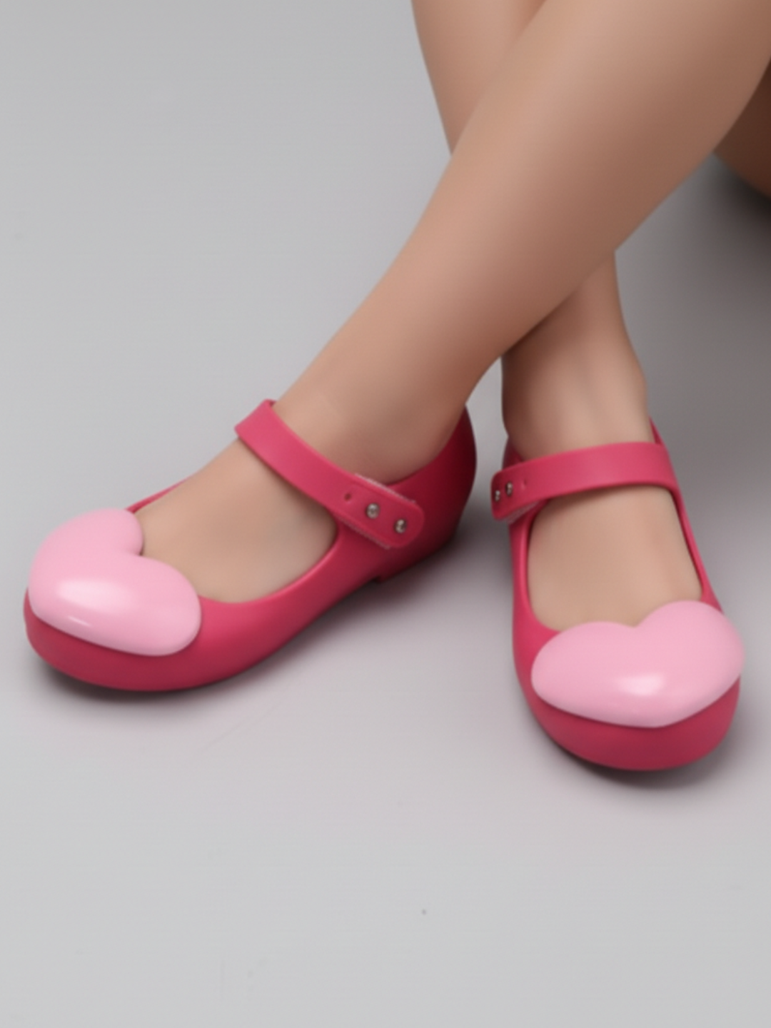 Red Heart Jelly Flats by Liv and Mia Mia Belle Girls