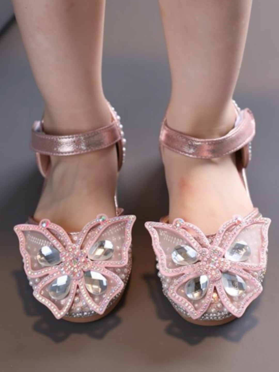 Butterfly Sparkle Flats By Liv and Mia Mia Belle Girls