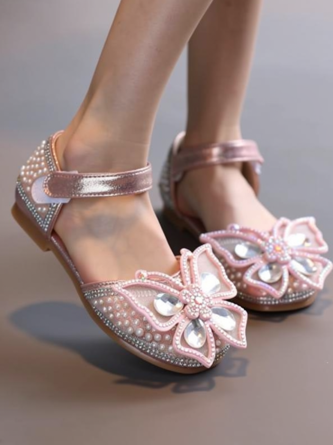 Butterfly Sparkle Flats By Liv and Mia Mia Belle Girls