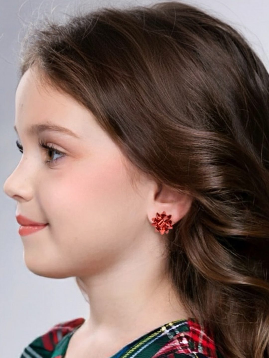 Present Topper Shimmer Stud Earrings Mia Belle Girls