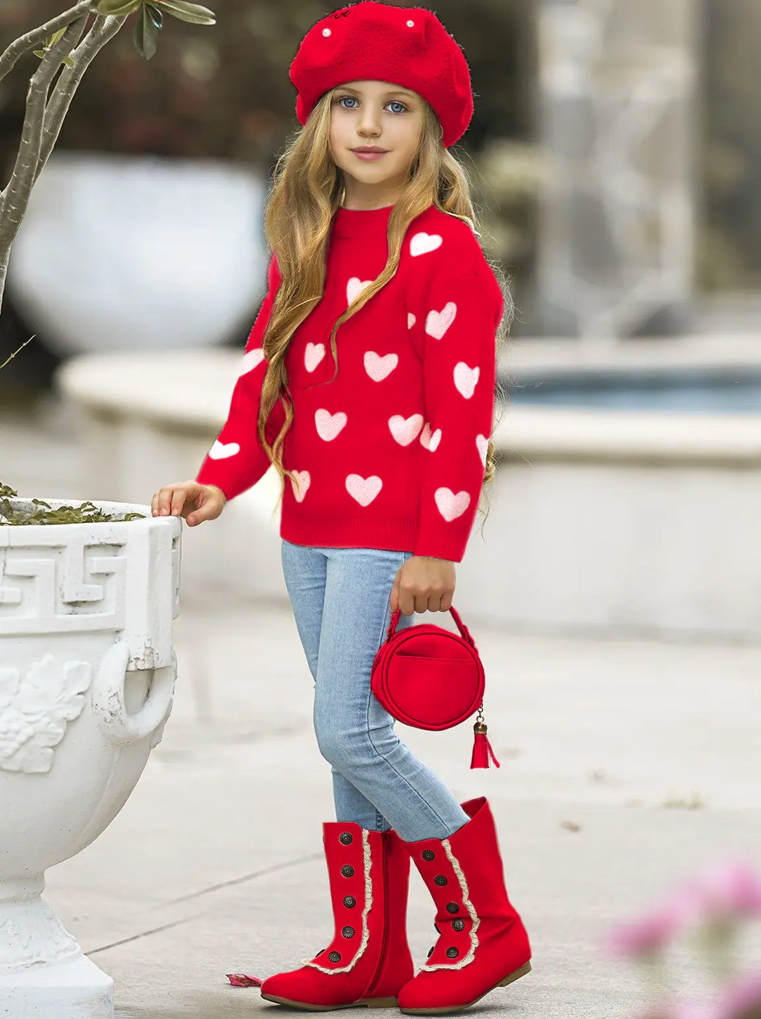 Chance At Love Sweater Mia Belle Girls