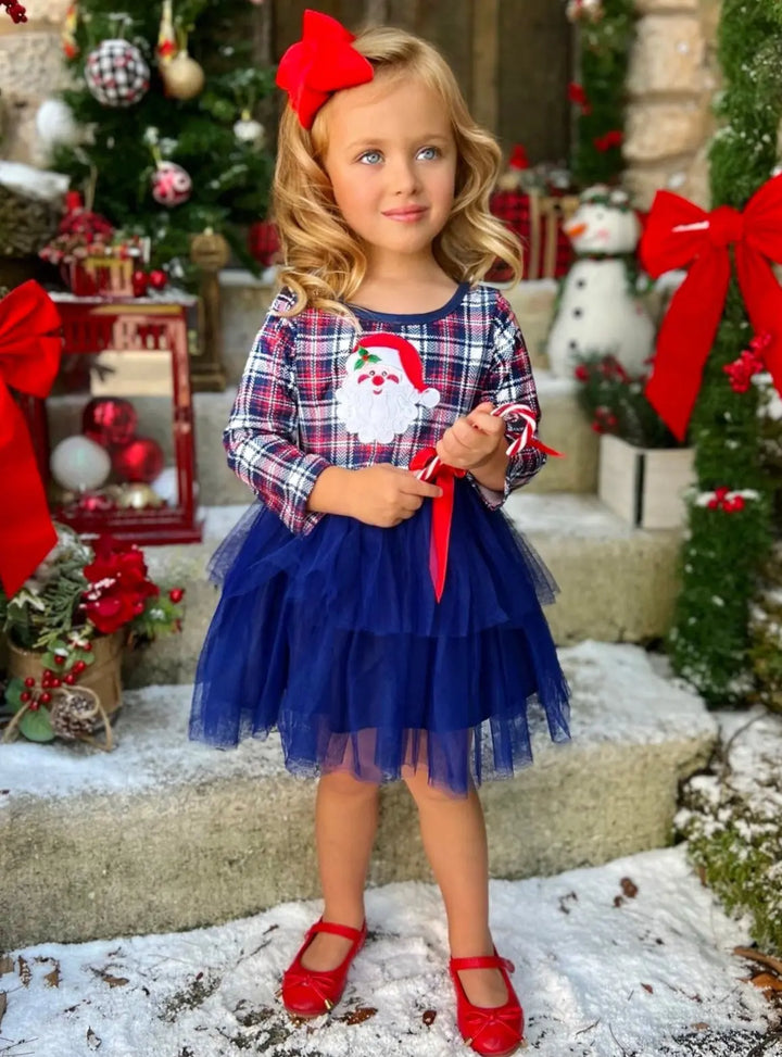 Girls Cute Winter Dresses | Santa Plaid Tutu Dress | Christmas Dresses