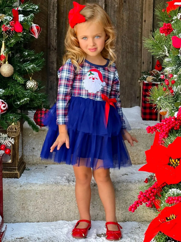 Girls Cute Winter Dresses | Santa Plaid Tutu Dress | Christmas Dresses