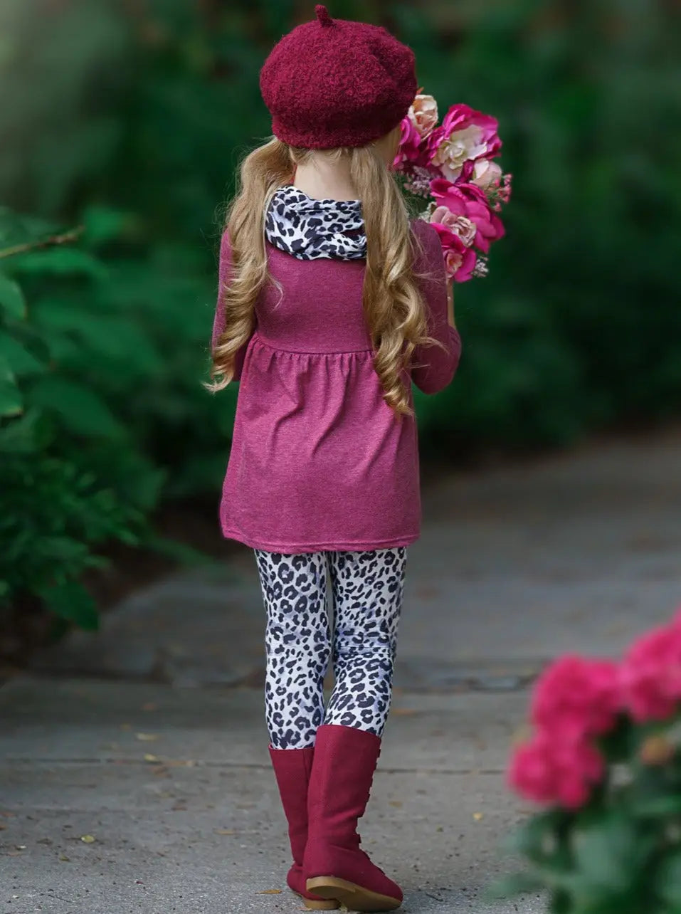 Toddler Valentine's Clothes | Girls Be Mine Tunic, Scarf & Legging Set