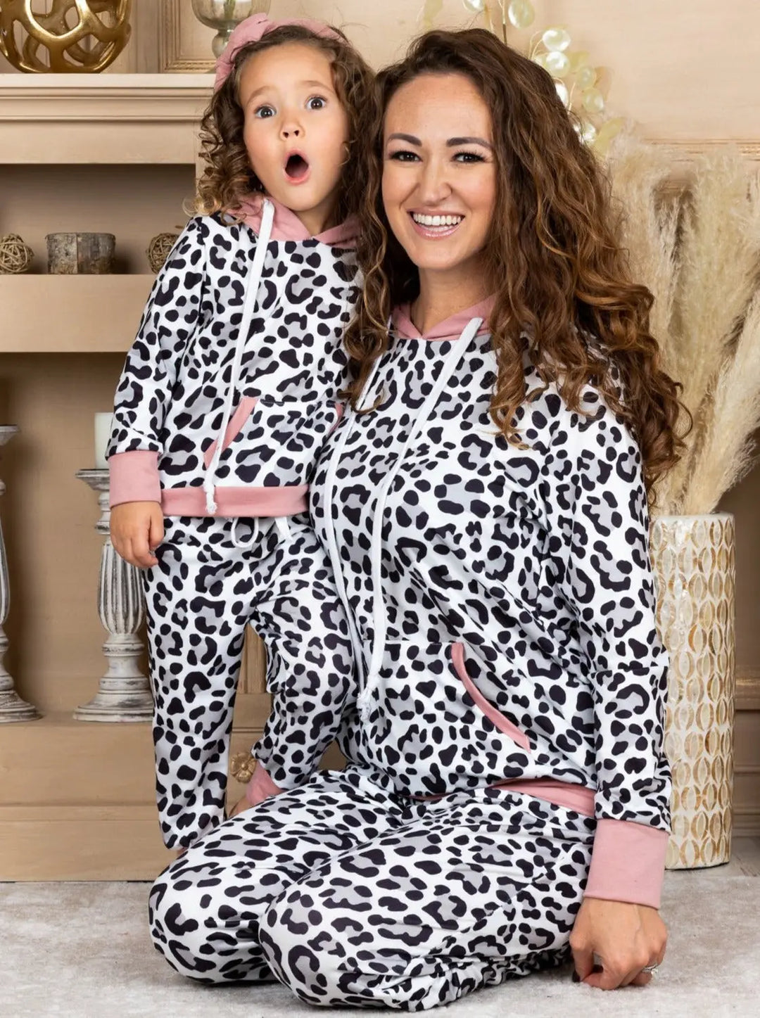 Mommy & Me Matching Outfits | Leopard Print Jogger Set | Fall Clothes