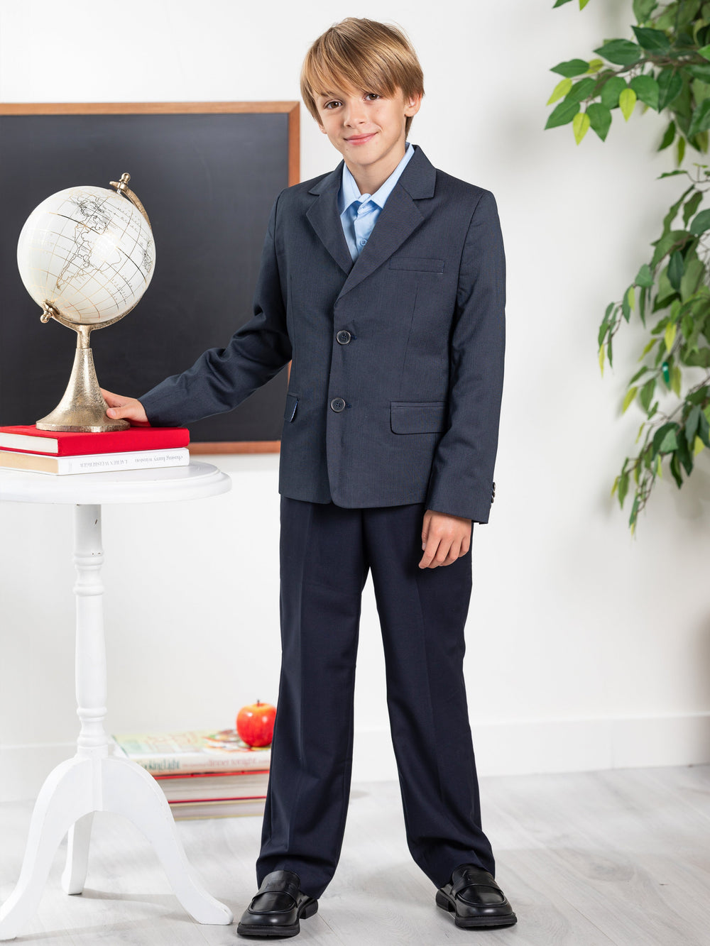 Classic Grey Boys Blazer by Kids Couture Mia Belle Girls