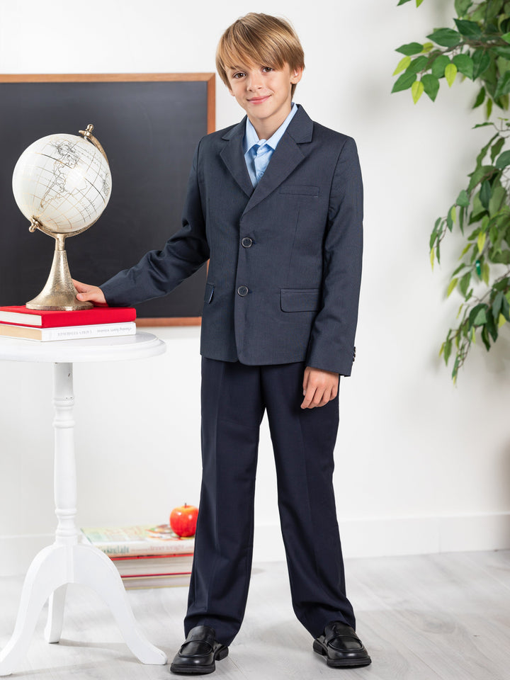 Classic Grey Boys Blazer by Kids Couture Mia Belle Girls