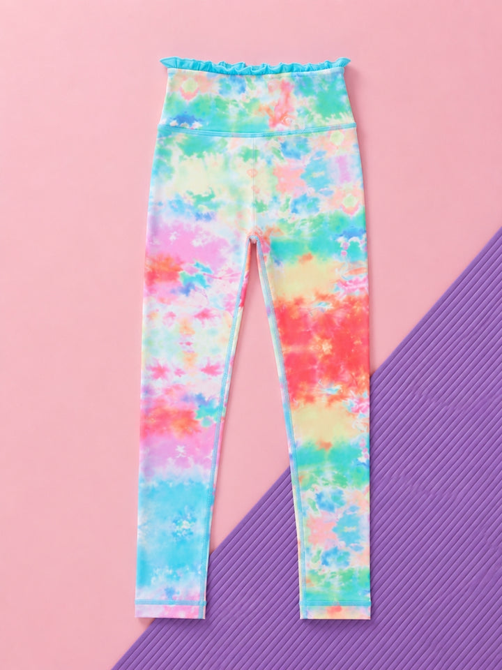 Cotton Candy Splash Active Leggings