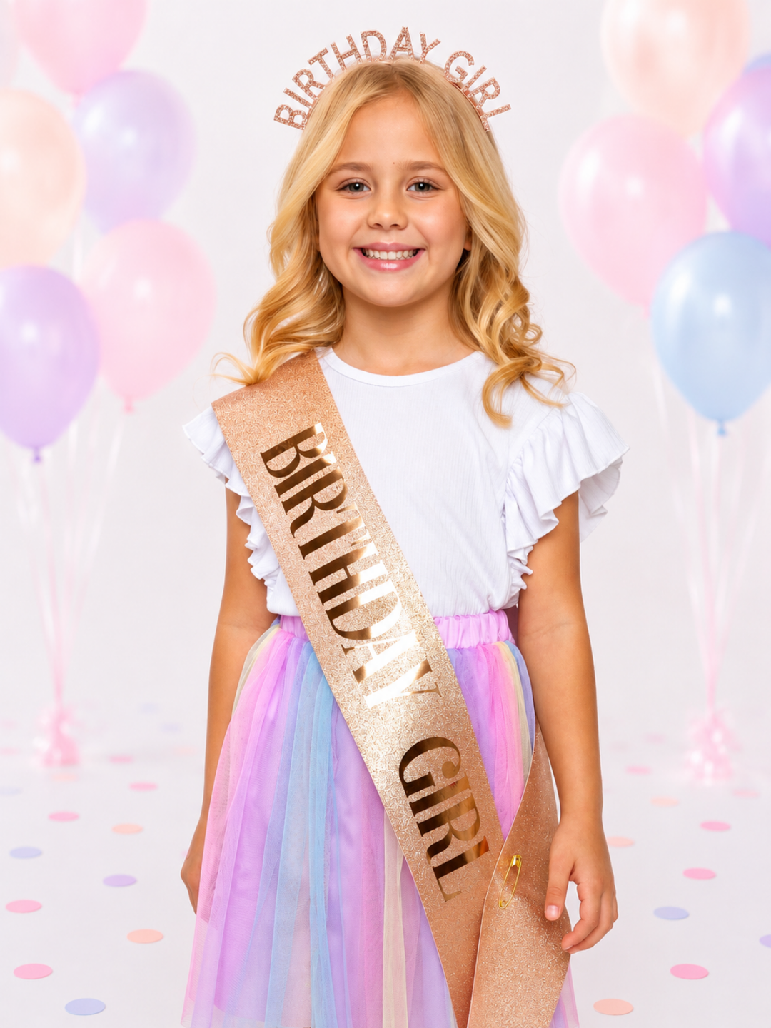 Birthday Girl Party Accessories 6-Piece Set