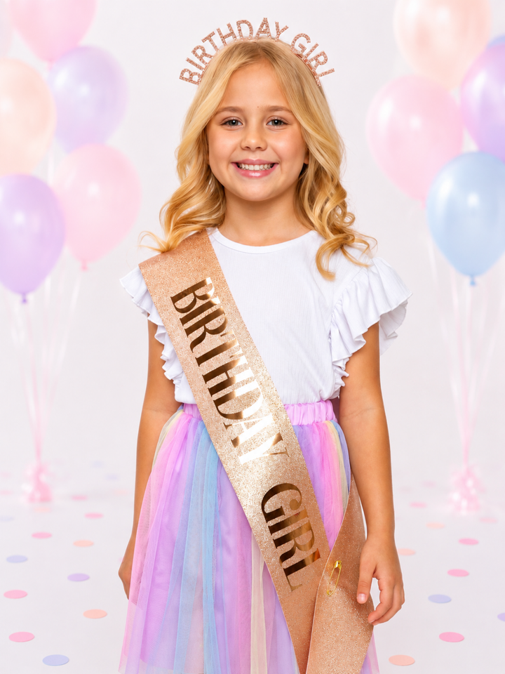 Birthday Girl Party Accessories 6-Piece Set