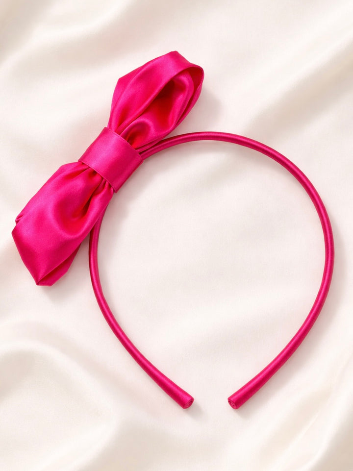 Pink Charm Bow Headband