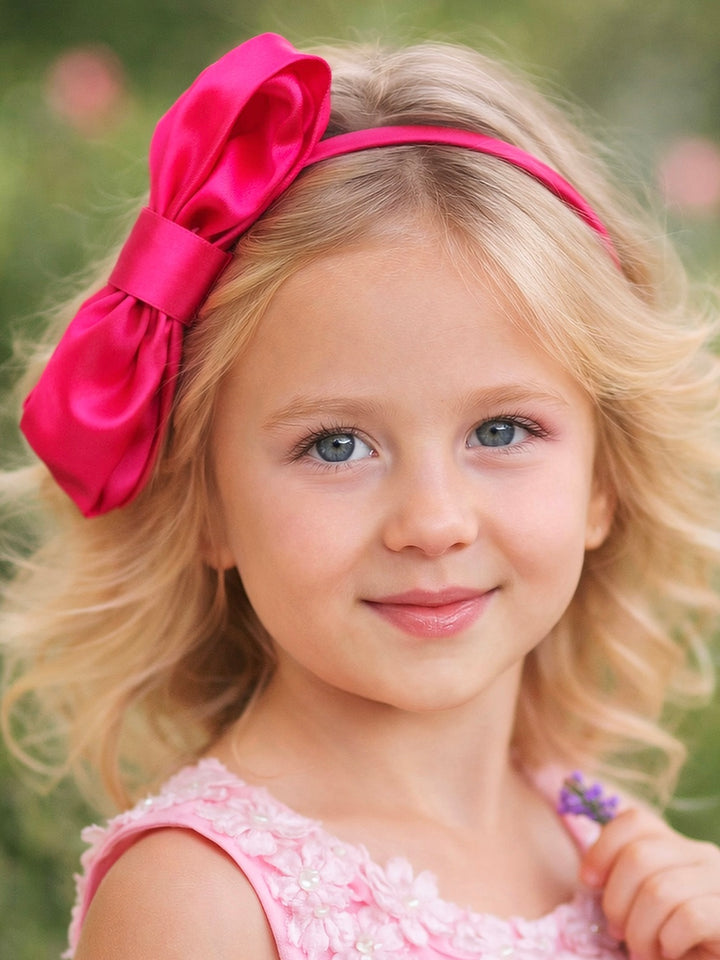 Pink Charm Bow Headband