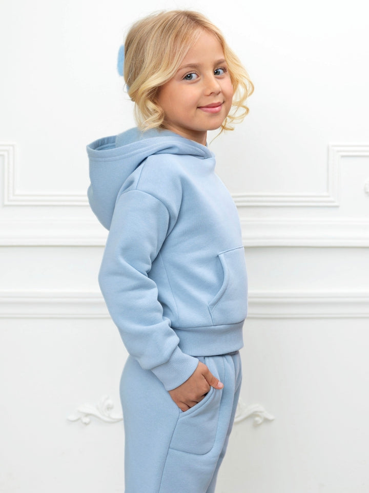 Cozy Charm Fleece Hoodie and Flare Pant Set