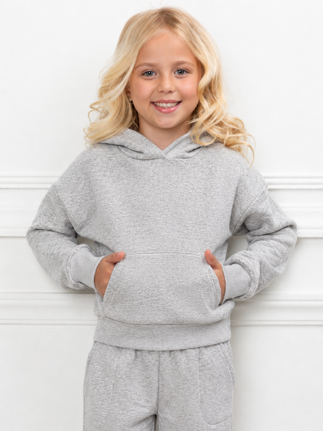 Cozy Charm Fleece Hoodie and Flare Pant Set