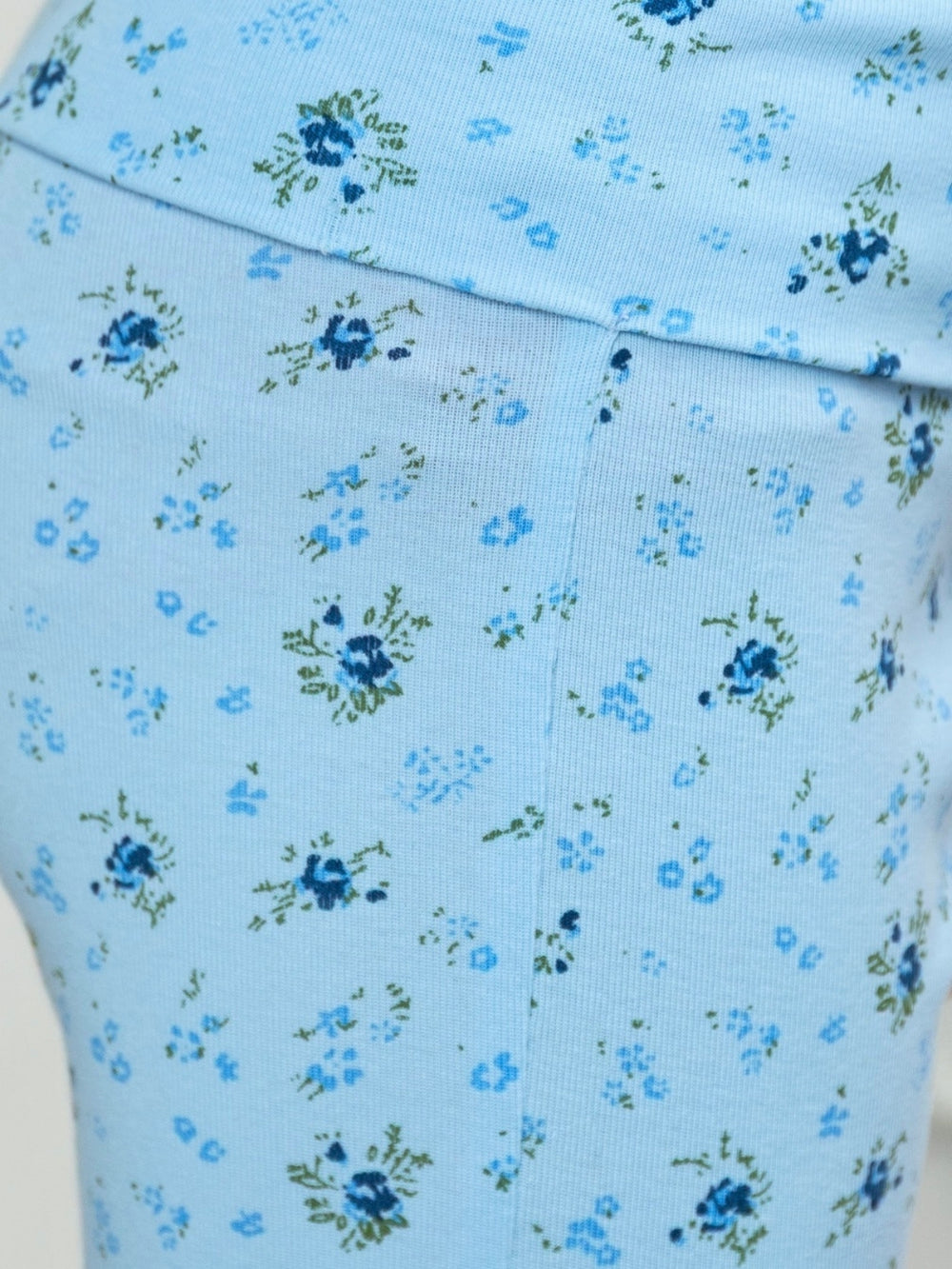 Girls comfortable floral matching outfit with soft blue design