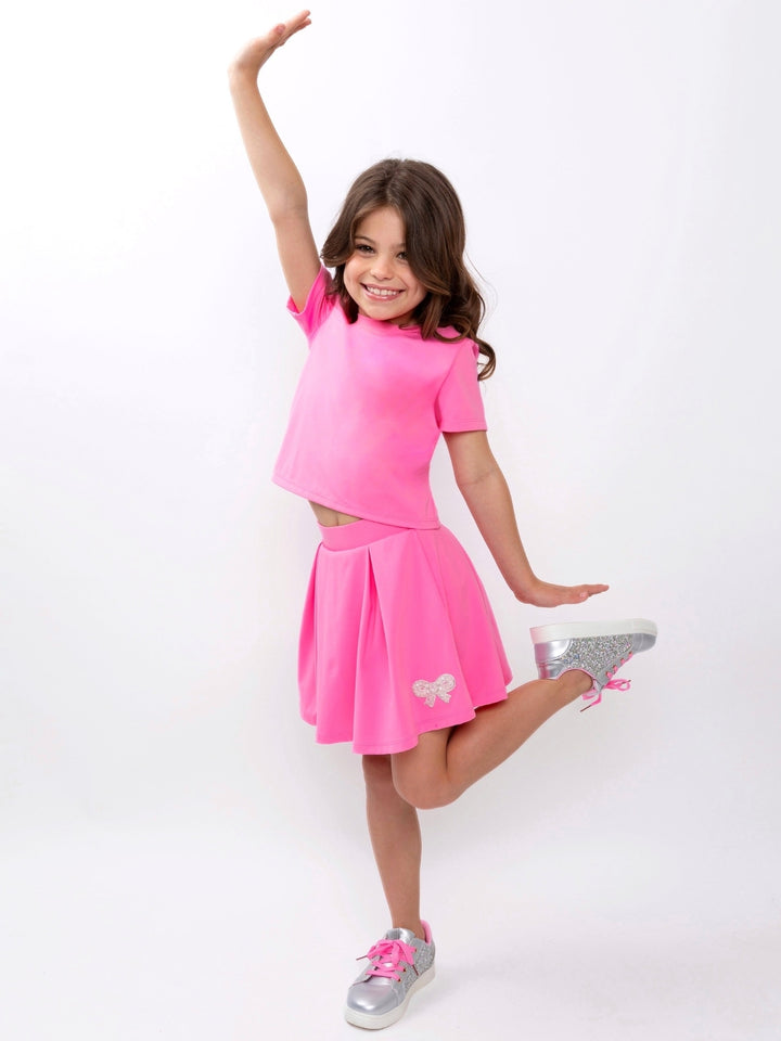 Girls sporty matching set for tennis and dance