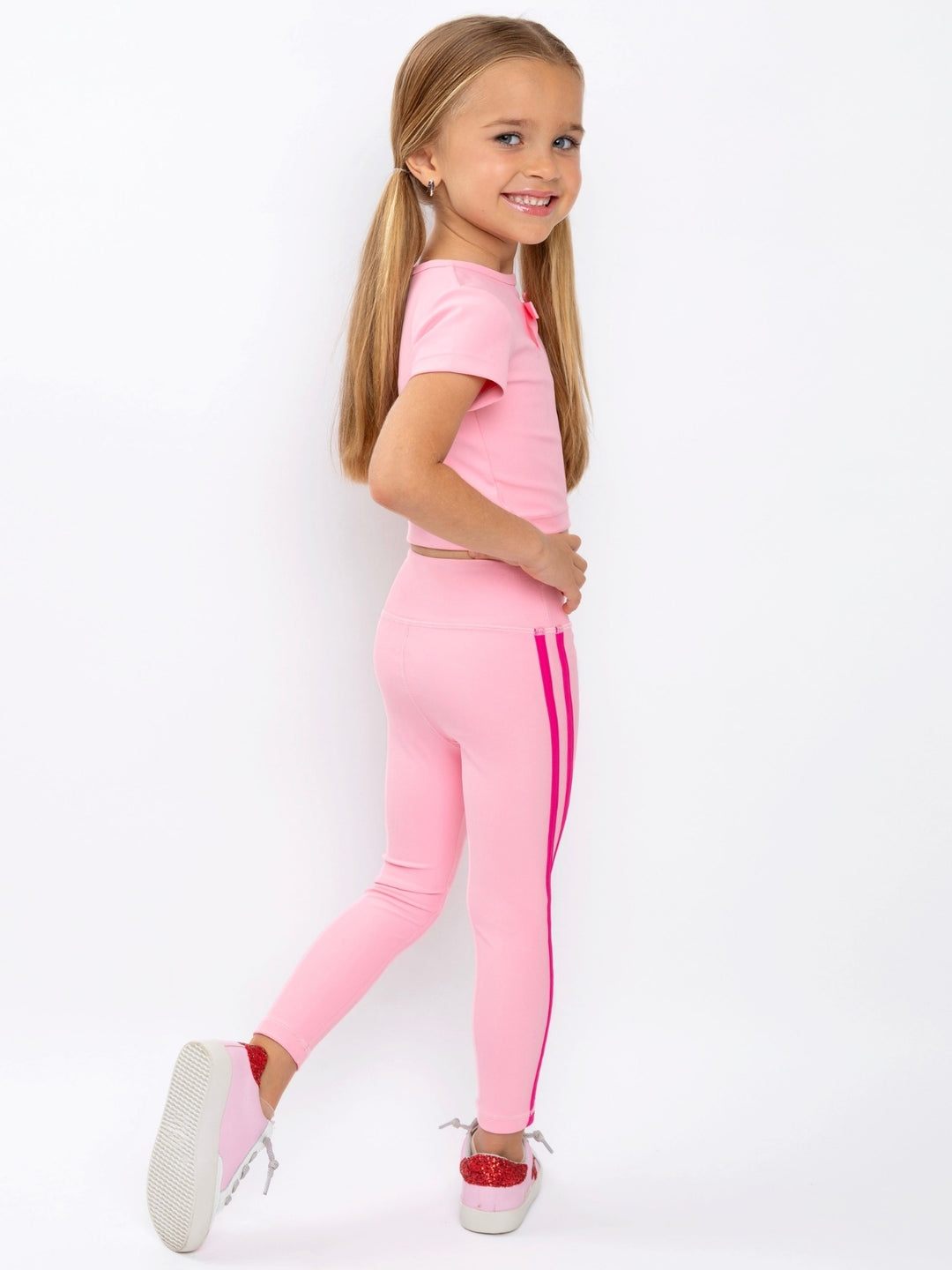 Cute girls activewear set for travel and everyday wear