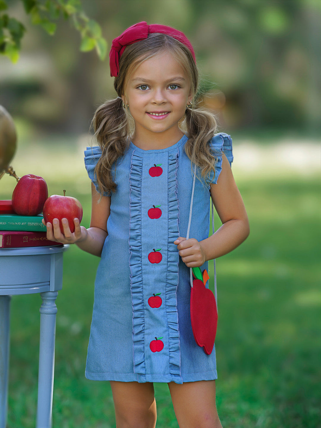 A is For Apple Denim Dress