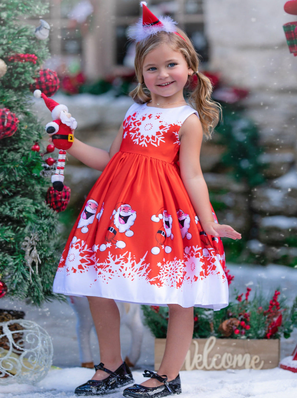 mia belle christmas dress Festive Christmas Pom Pom Tulle Dress Green / 7Y