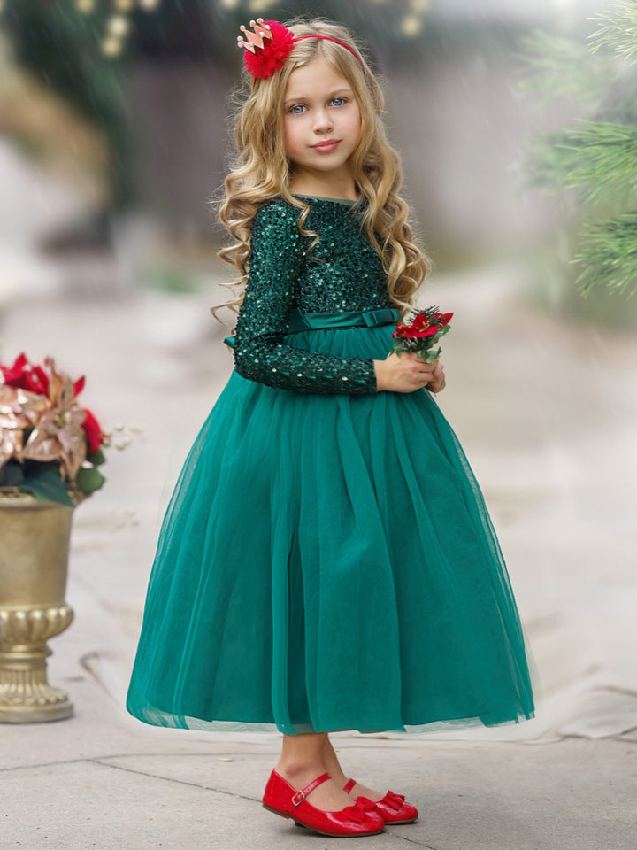 Winter Shining Star Maxi Dress Mia Belle Girls