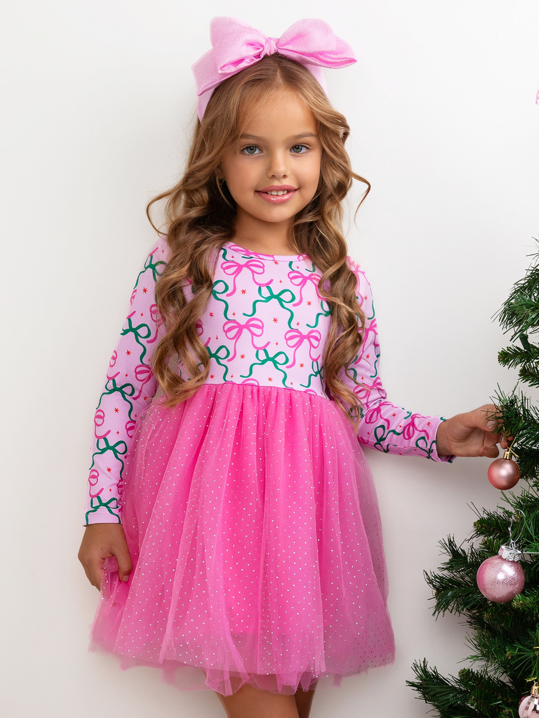 Bows & Glitter Tutu Dress