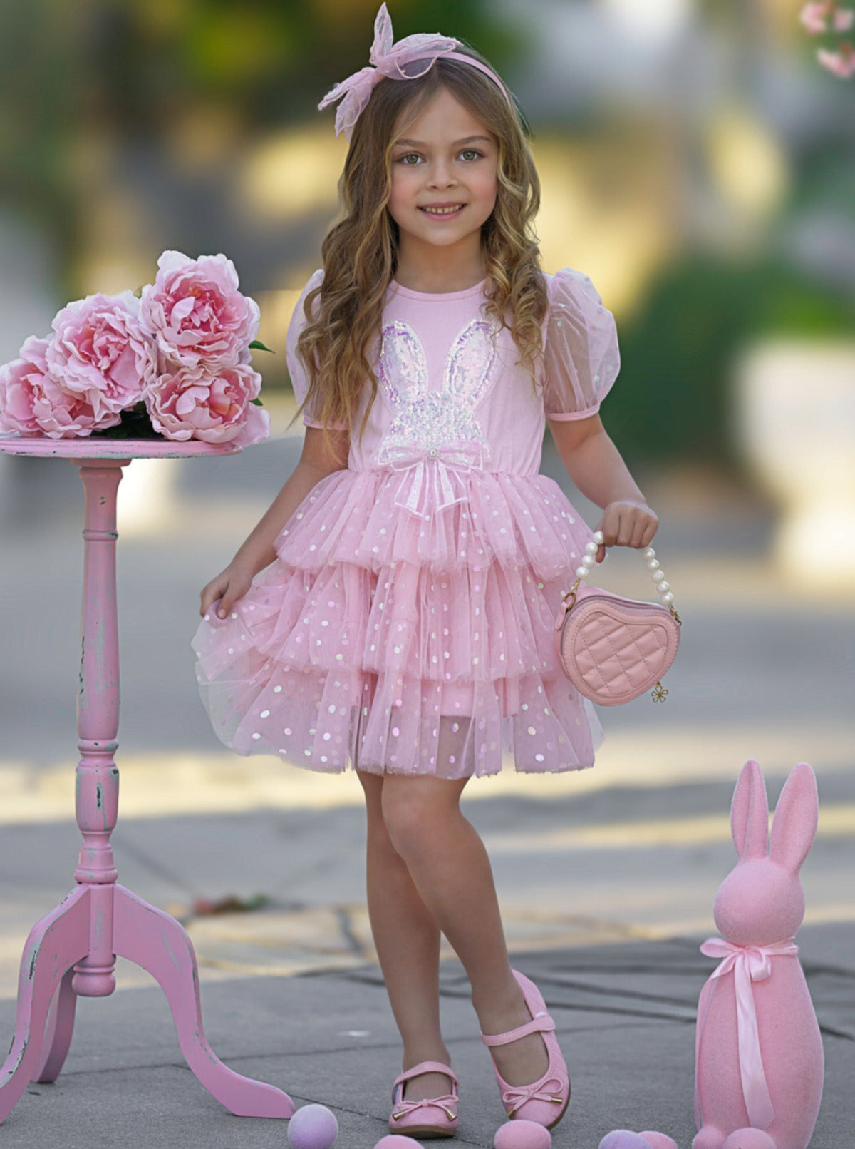 Easter Dress for Girls | Bunny Magic Pink Tutu Dress – Mia Belle Girls