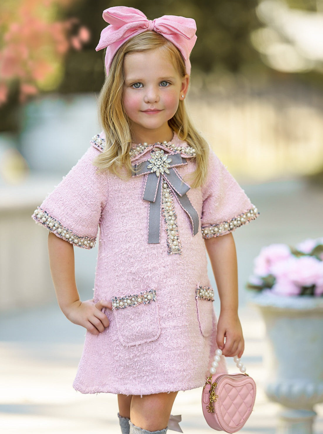 cute tweed dress Navy Tweed Mini Dress - All Dresses