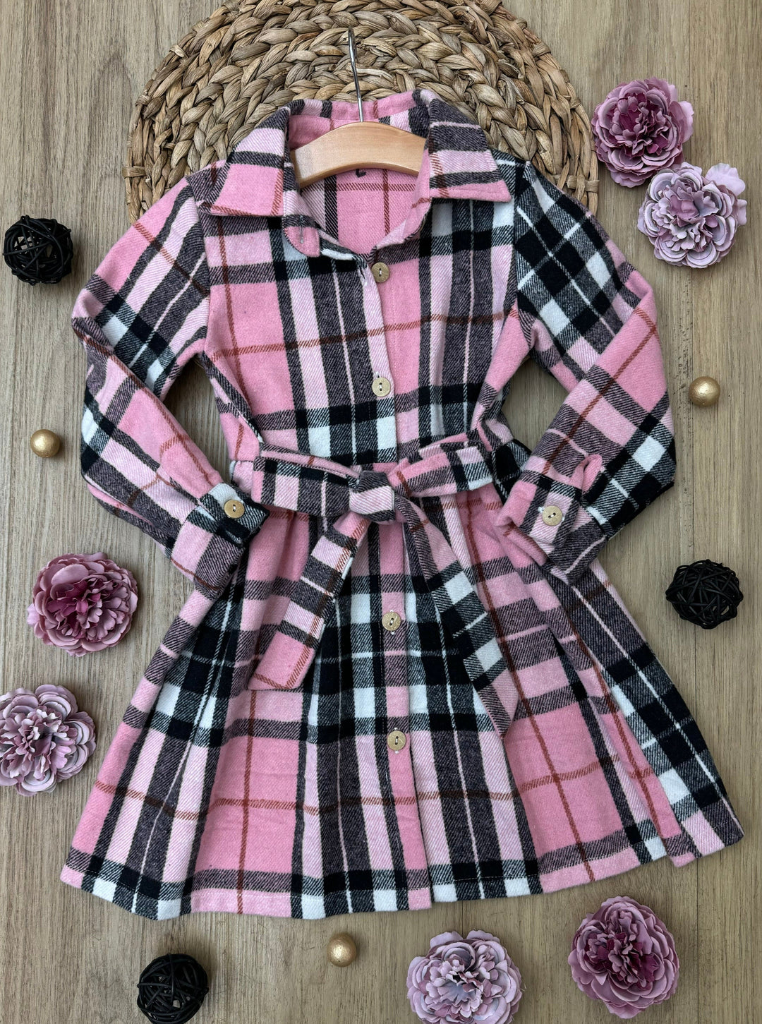 pink and grey plaid dress Dresses | Pink And Grey Plaid Dress