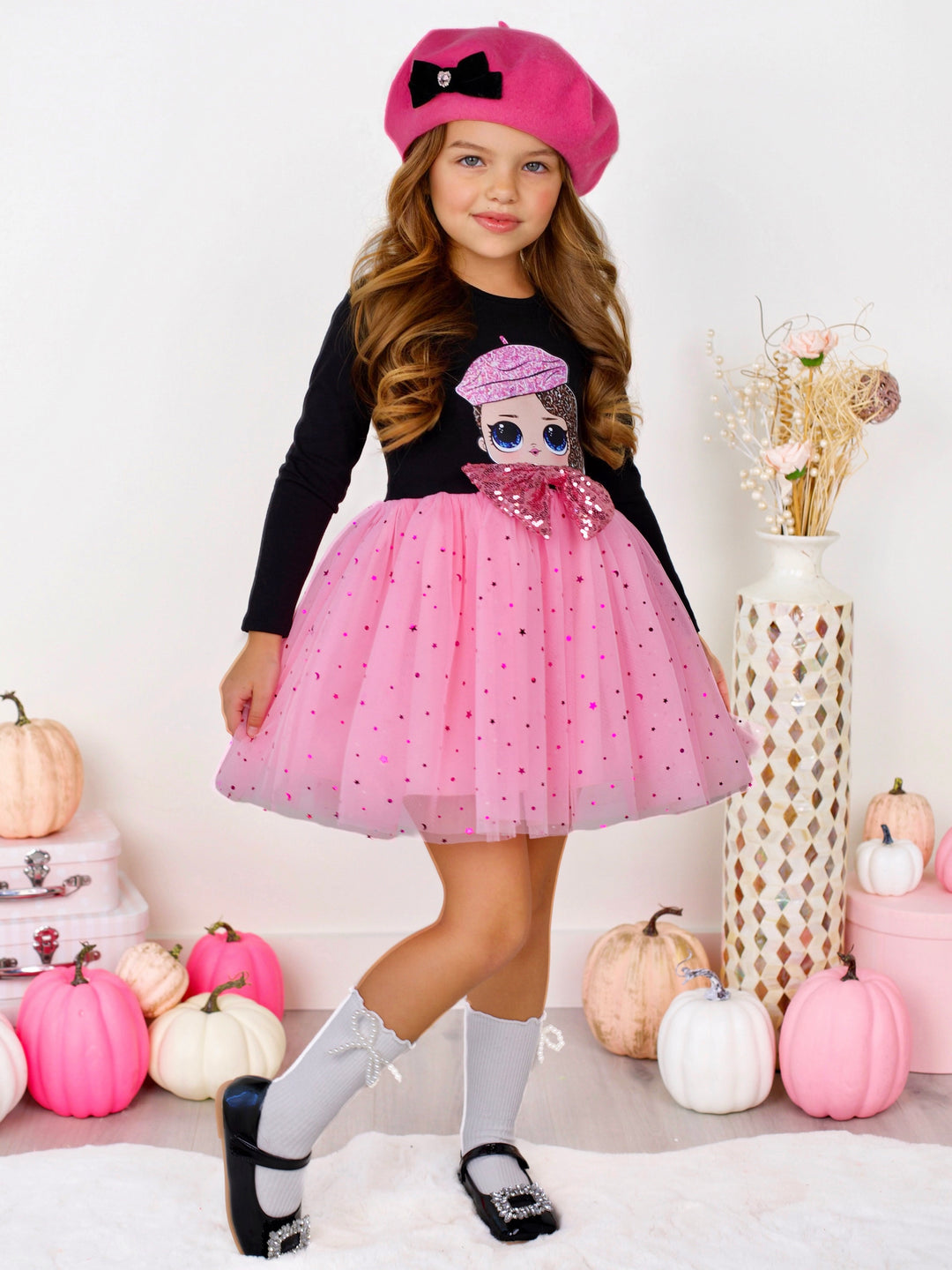 L.O.L. SURPRISE! Posh Long Sleeved Glitter Tutu Dress Mia Belle Girls