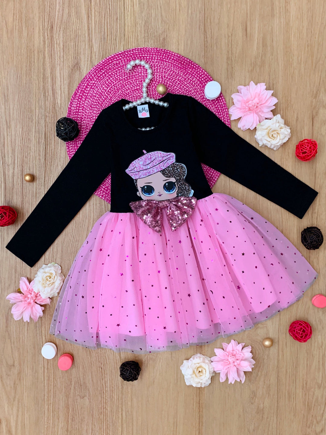 L.O.L. SURPRISE! Posh Long Sleeved Glitter Tutu Dress Mia Belle Girls