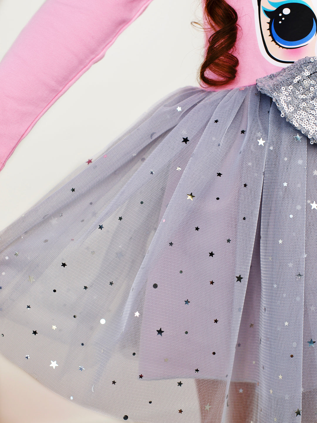 L.O.L. SURPRISE! Miss Puppy Long Sleeved Glitter Tutu Dress Mia Belle Girls