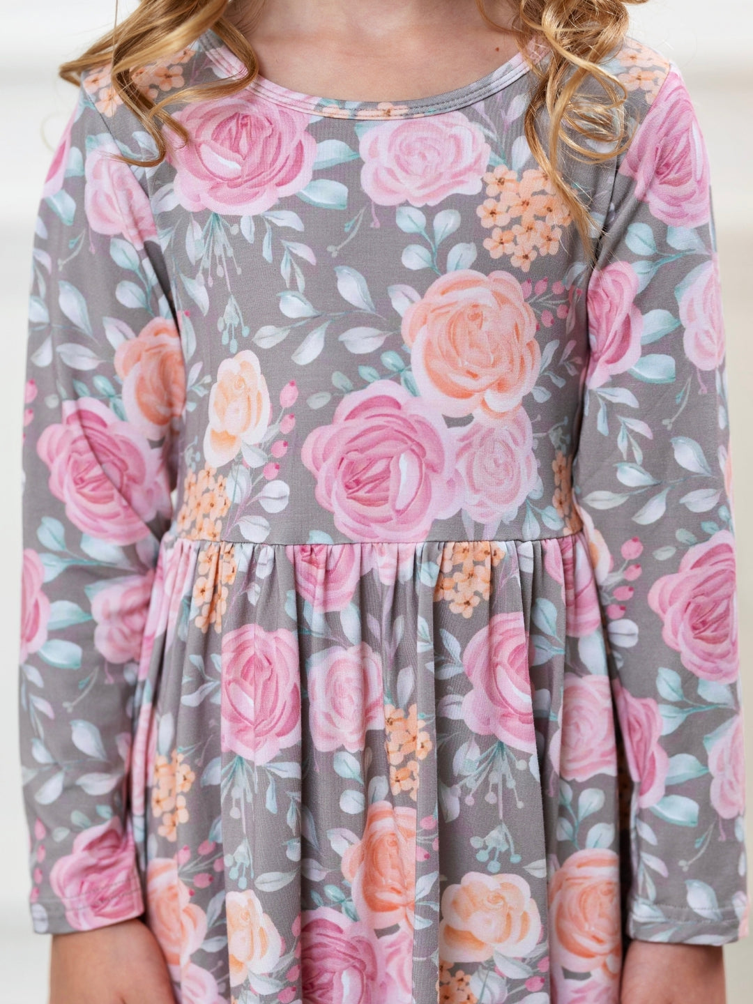 Blushing Blooms Twirl Dress