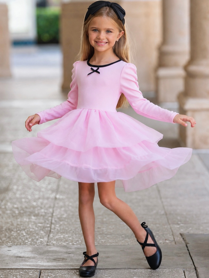 Twirl Bliss Tiered Tulle Dress