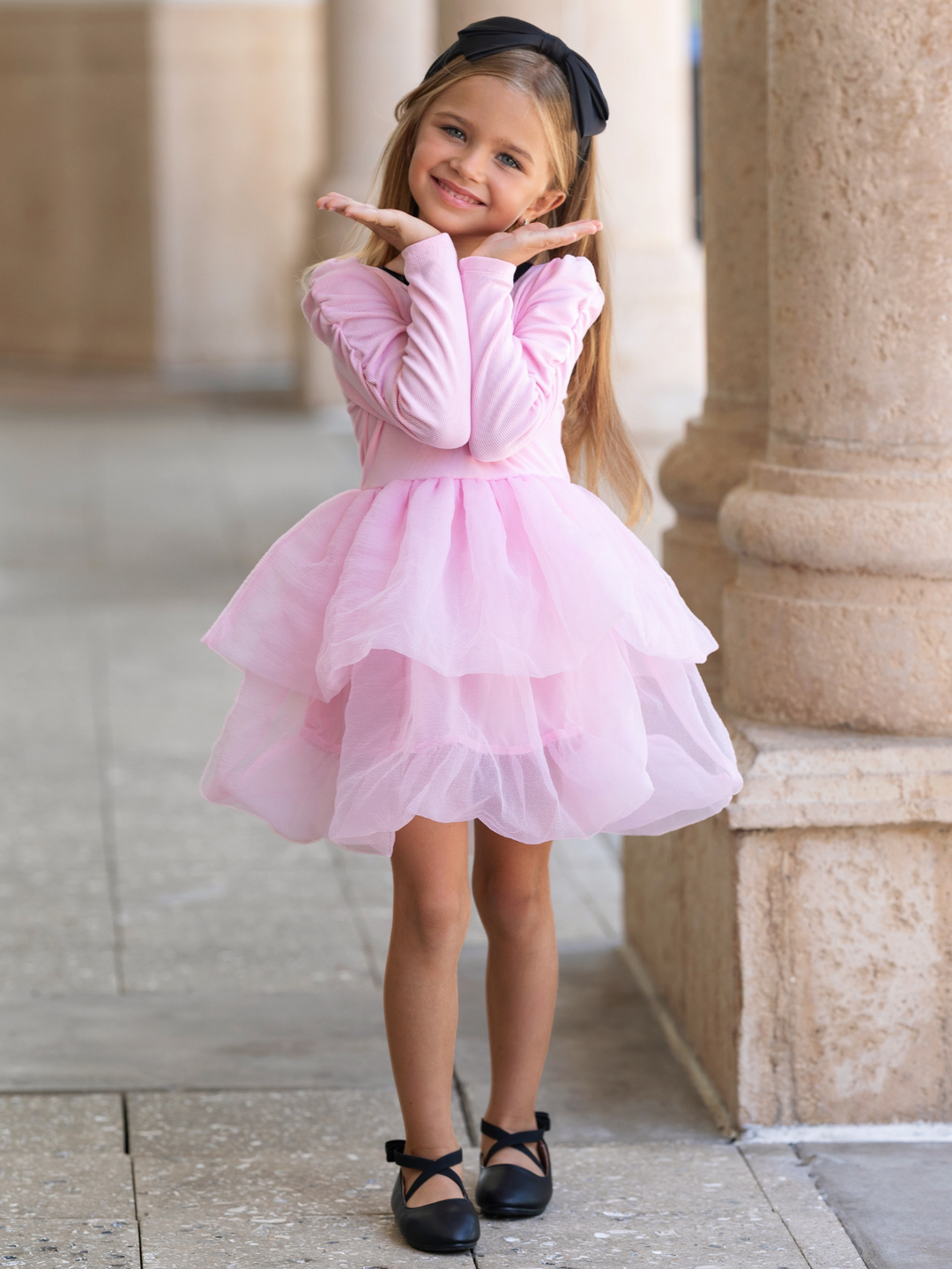 Twirl Bliss Tiered Tulle Dress