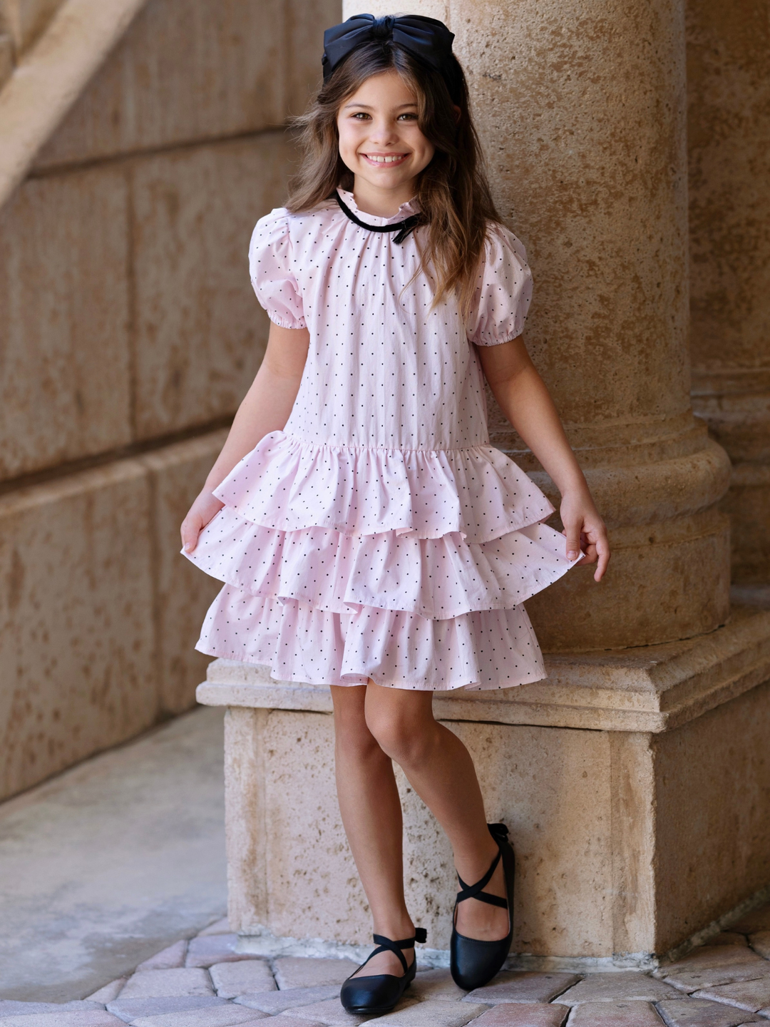 Sweet Elegance Swiss Dot Dress