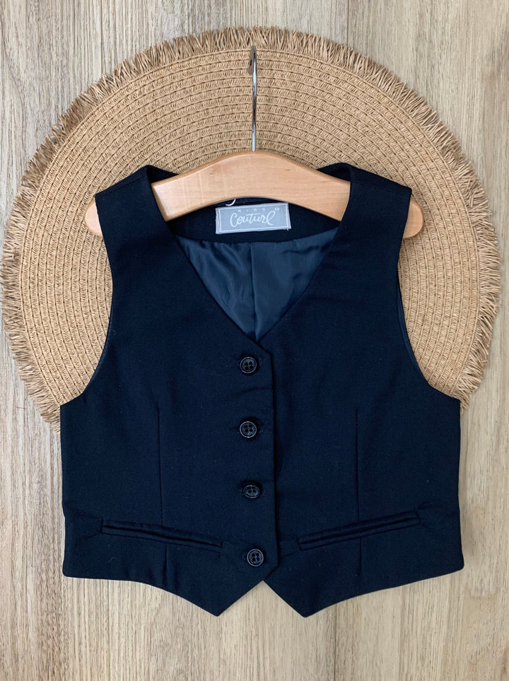 Classic Navy Girls Vest by Kids Couture Mia Belle Girls