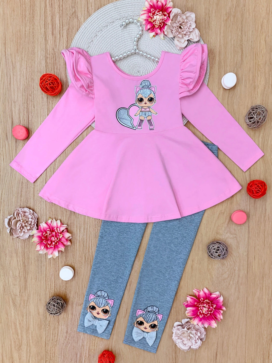 L.O.L. SURPRISE! Kitty Queen Legging Set Mia Belle Girls
