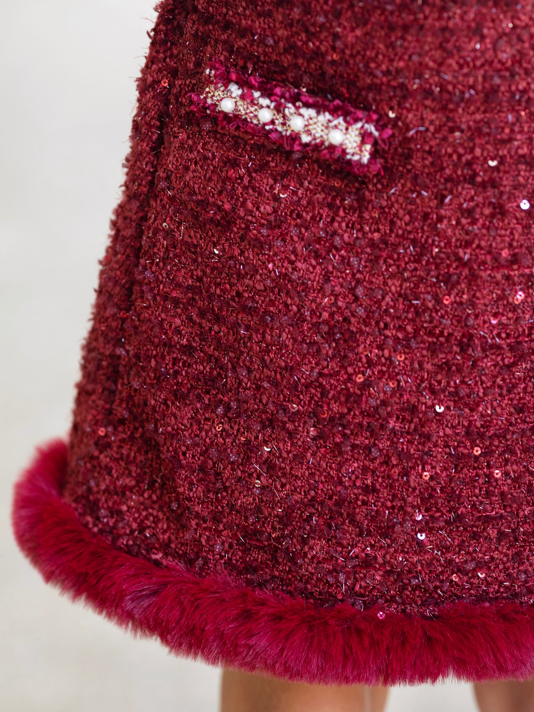 Holiday Heirloom Tweed Jacket and Skirt Set