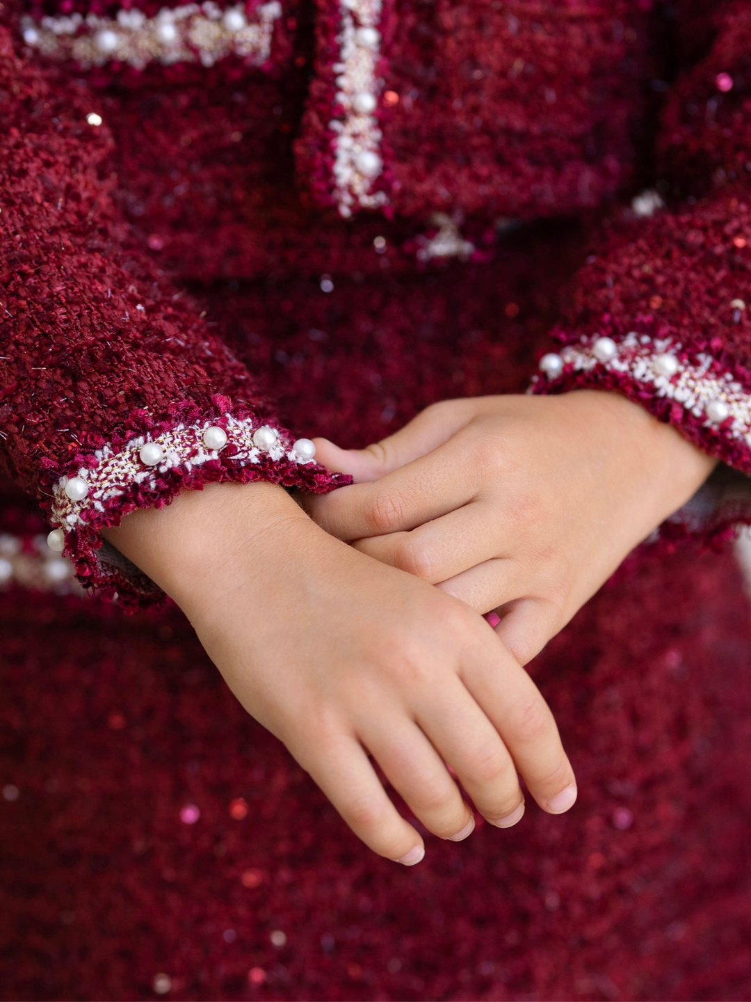 Holiday Heirloom Tweed Jacket and Skirt Set