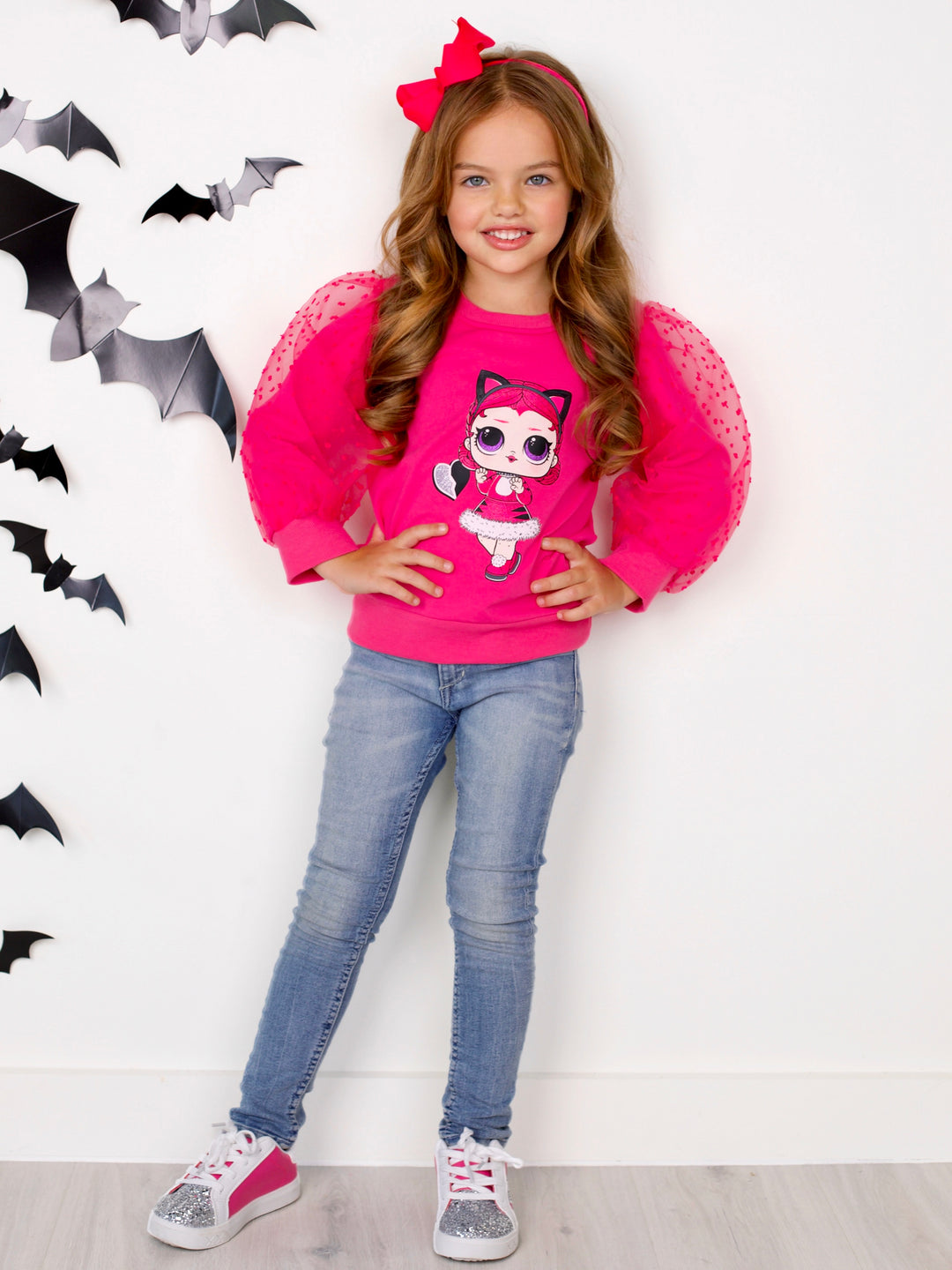 L.O.L. SURPRISE! Countess Tulle Sleeve Top Mia Belle Girls