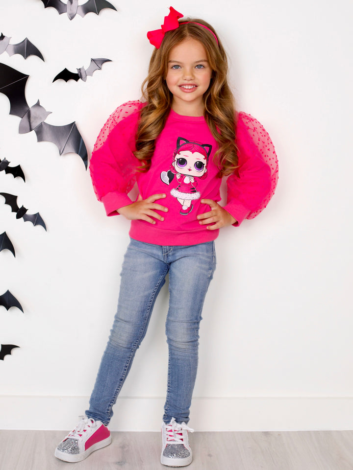L.O.L. SURPRISE! Countess Tulle Sleeve Top Mia Belle Girls