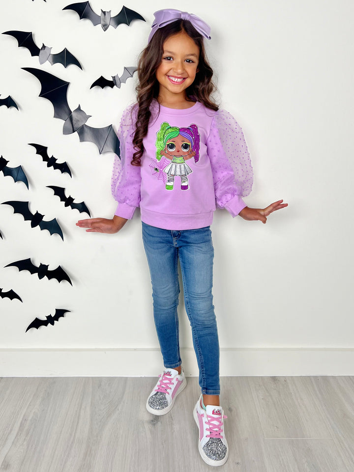 L.O.L. SURPRISE! Cheer Boo Tulle Sleeve Top Mia Belle Girls