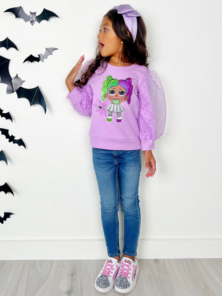 L.O.L. SURPRISE! Cheer Boo Tulle Sleeve Top Mia Belle Girls